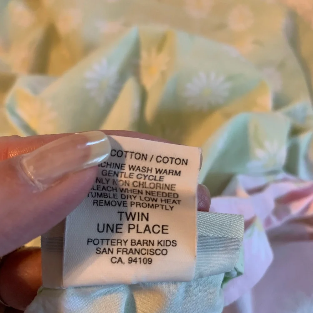 Pottery Barn duvet cover